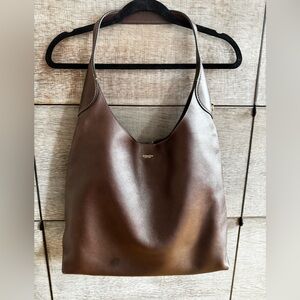 Coach Brooklyn 39 in Maple (dark brown) Leather Shoulder Bag